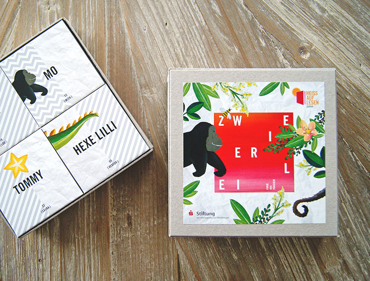 Heiss auf Lesen Gedächtnisspiel